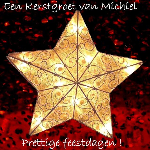 Een kerstgroet van Michiel: Prettige feestdagen!